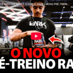 Jota testando o novo pré-treino Raze
